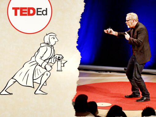 Click to play Adam Savage: How simple ideas lead to scientific discoveries