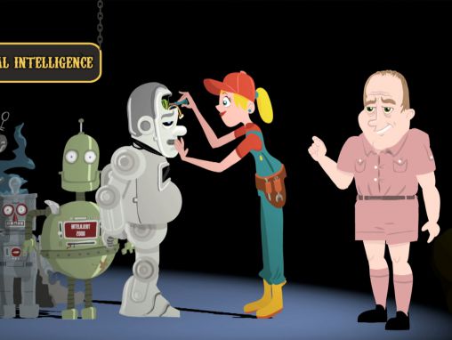 Click to play John Lloyd: An animated tour of the invisible