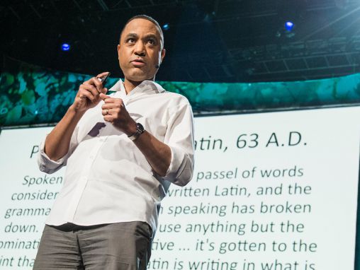 Click to play John McWhorter: Msjlaşmak dili öldürüyor. Saka saka!