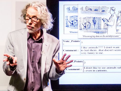 Click to play Bob Mankoff: Bir New Yorker karikatürünün anatomisi
