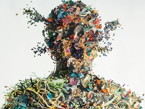 Click to play Dustin Yellin: Un viaje por la mente de un artista