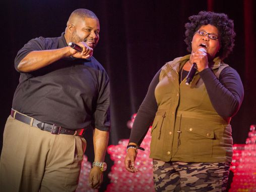 Click to play Nicole Paris and Ed Cage: A beatboxing lesson from a father-daughter duo