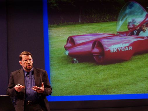 Click to play Paul Moller parle de la Skycar