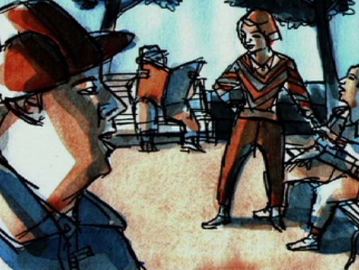 Click to play Les bandes dessinées sur le New York d'antan par de Ben Katchor