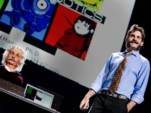 Click to play David Hanson : des robots qui "montrent des émotions"