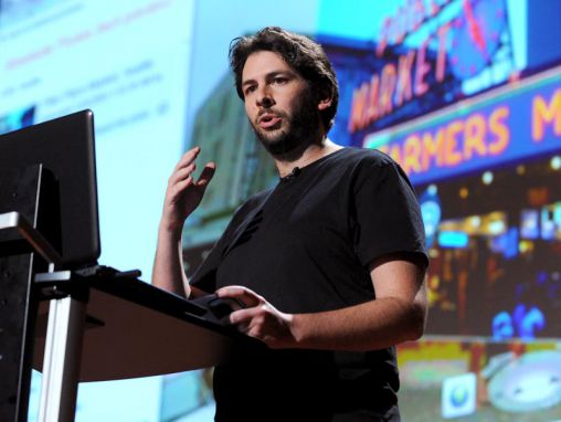 Click to play Blaise Agüera y Arcas kiterjesztett valósággal ellátott térképei