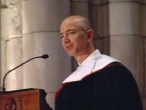Click to play Jeff Bezos: What matters more than your talents